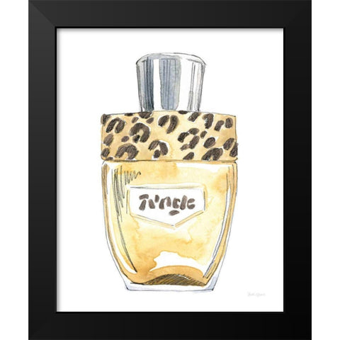 Glamour Pup Perfume IV Black Modern Wood Framed Art Print by Grove, Beth