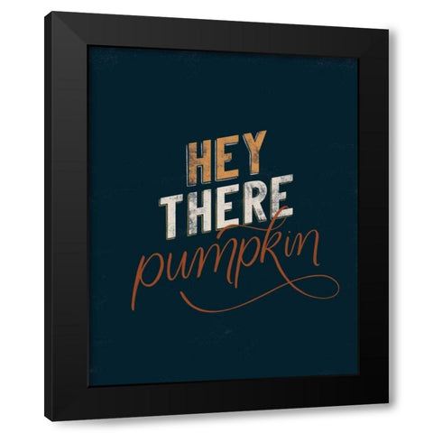 Autumn Sayings III Black Modern Wood Framed Art Print by Thorns, Becky