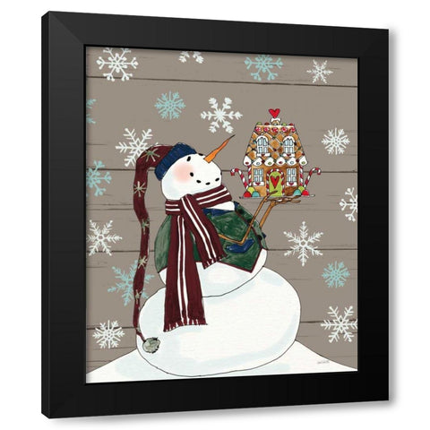 Baked with Love II no Words Black Modern Wood Framed Art Print with Double Matting by Tavoletti, Anne