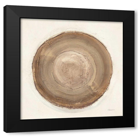 Through The Years II Black Modern Wood Framed Art Print with Double Matting by Hristova, Albena