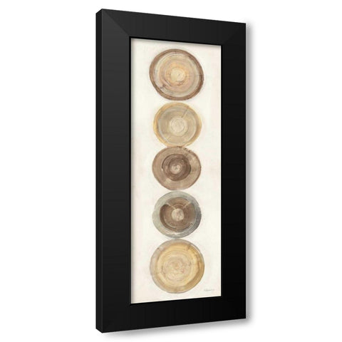 Through The Years IV Black Modern Wood Framed Art Print with Double Matting by Hristova, Albena