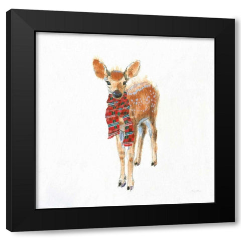Into the Woods in Style III Black Modern Wood Framed Art Print with Double Matting by Adams, Emily