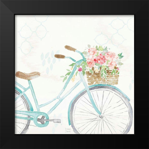 Summer Ride II Black Modern Wood Framed Art Print by June, Dina