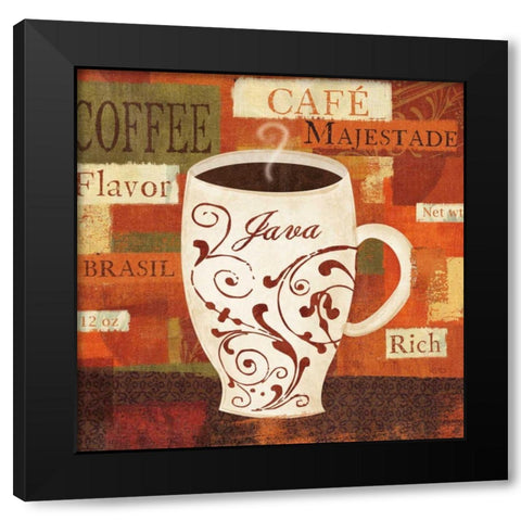 World Flavor I Black Modern Wood Framed Art Print by Charron, Veronique