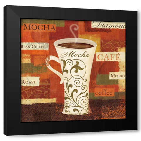 World Flavor II Black Modern Wood Framed Art Print with Double Matting by Charron, Veronique