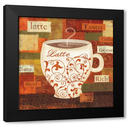 World Flavor III Black Modern Wood Framed Art Print by Charron, Veronique