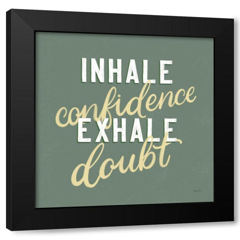 Everyday Sentiment I Black Modern Wood Framed Art Print by Thorns, Becky