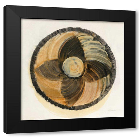 Woven Wonders II Black Modern Wood Framed Art Print by Hristova, Albena