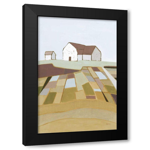 Field of Dreams Neutral Black Modern Wood Framed Art Print by Adams, Phyllis