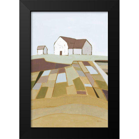 Field of Dreams Neutral Black Modern Wood Framed Art Print by Adams, Phyllis