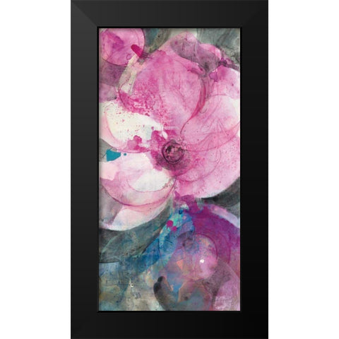 Jewel Garden I Black Modern Wood Framed Art Print by Hristova, Albena