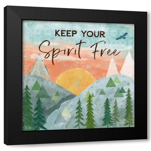 Woodland Forest VI Black Modern Wood Framed Art Print with Double Matting by Charron, Veronique