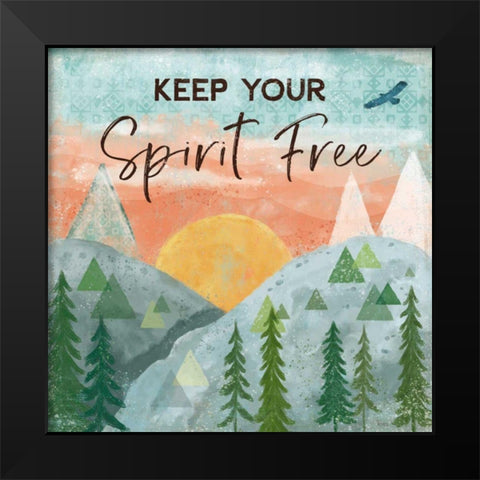 Woodland Forest VI Black Modern Wood Framed Art Print by Charron, Veronique