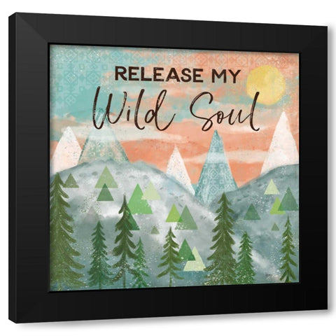 Woodland Forest VII Black Modern Wood Framed Art Print by Charron, Veronique