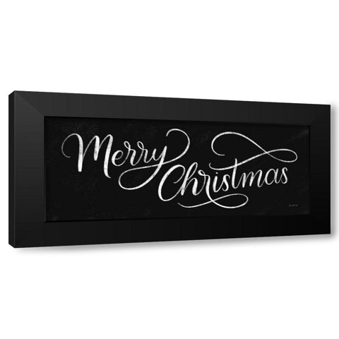 Christmas Sayings II Words Black Modern Wood Framed Art Print with Double Matting by Thorns, Becky