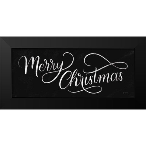 Christmas Sayings II Words Black Modern Wood Framed Art Print by Thorns, Becky
