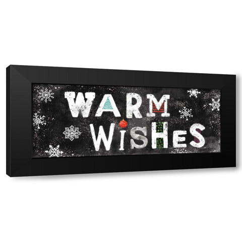 Festive Forest IV Black Black Modern Wood Framed Art Print with Double Matting by Charron, Veronique