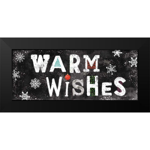 Festive Forest IV Black Black Modern Wood Framed Art Print by Charron, Veronique