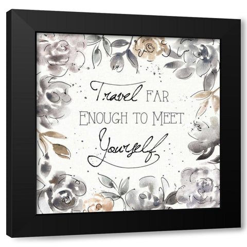 Skyline Sketches VI Black Modern Wood Framed Art Print by Tavoletti, Anne