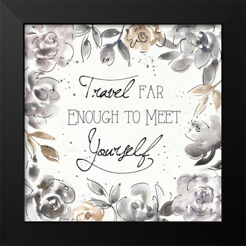 Skyline Sketches VI Black Modern Wood Framed Art Print by Tavoletti, Anne