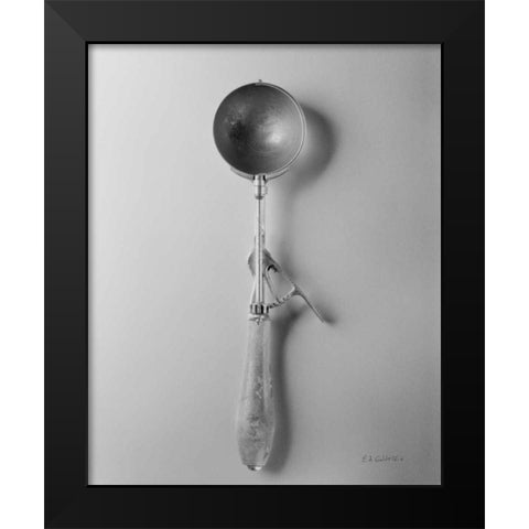 Ice Cream Scoop I Black Modern Wood Framed Art Print by Goldstein, Ed