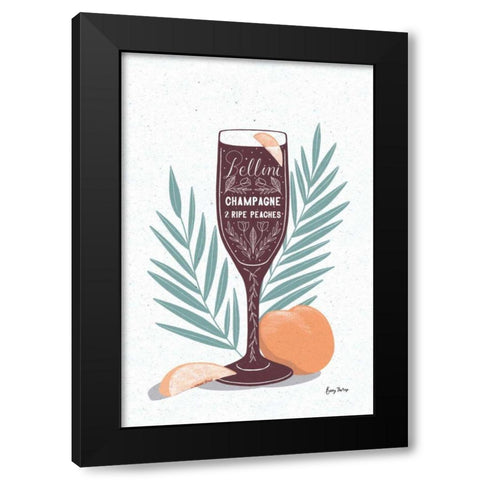 Fruity Cocktails I Black Modern Wood Framed Art Print by Thorns, Becky