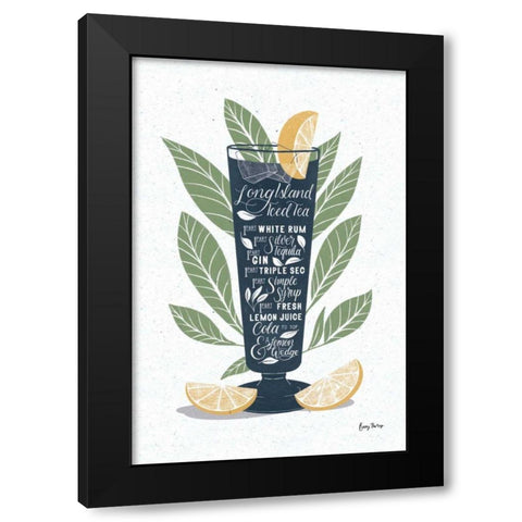 Fruity Cocktails II Black Modern Wood Framed Art Print by Thorns, Becky