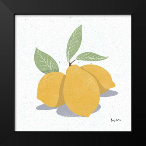 Fruity Cocktails V Black Modern Wood Framed Art Print by Thorns, Becky