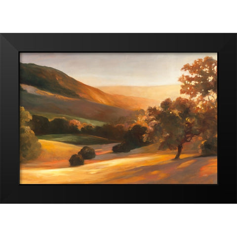 Lonesome Valley Black Modern Wood Framed Art Print by Purinton, Julia