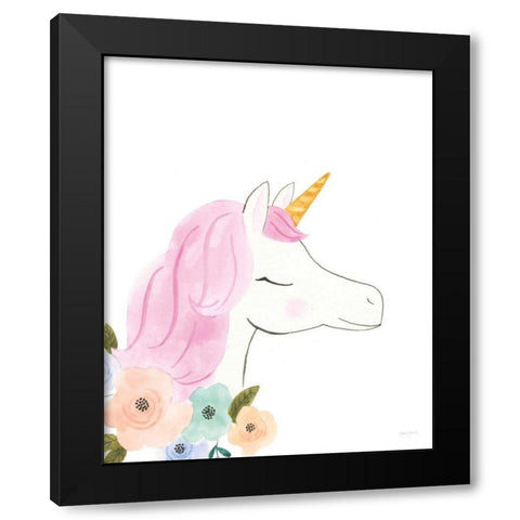 Lets Chase Rainbows IV Black Modern Wood Framed Art Print with Double Matting by Jackson, Jenaya