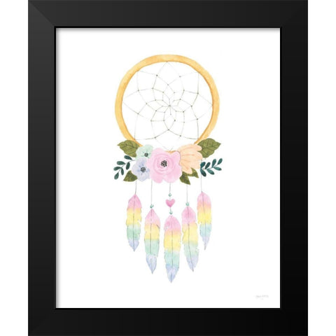 Lets Chase Rainbows IX Black Modern Wood Framed Art Print by Jackson, Jenaya