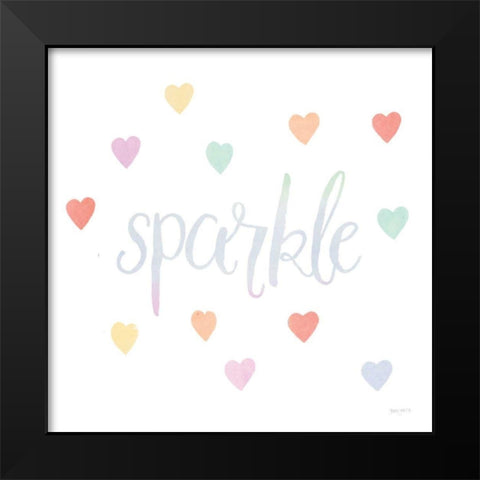 Lets Chase Rainbows XI Black Modern Wood Framed Art Print by Jackson, Jenaya