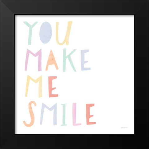 Lets Chase Rainbows XIII Black Modern Wood Framed Art Print by Jackson, Jenaya