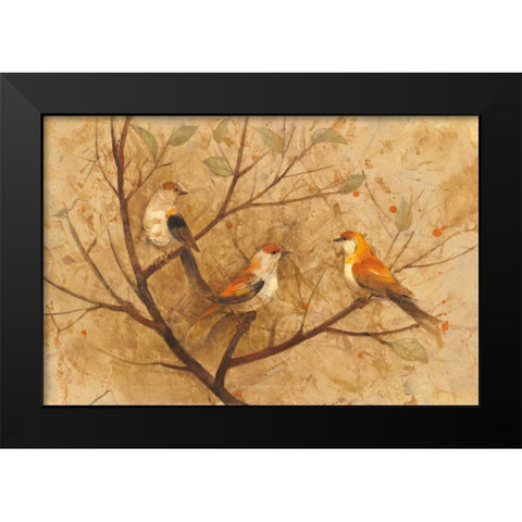 Checking In Black Modern Wood Framed Art Print by Hristova, Albena