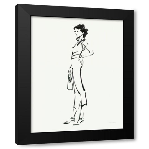 About Town II MB Black Modern Wood Framed Art Print by Tillmon, Avery