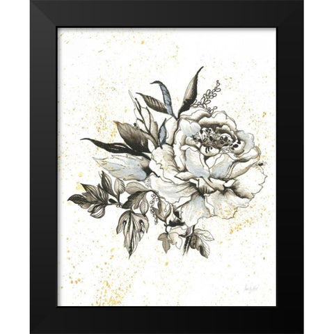 Elegance II MB Black Modern Wood Framed Art Print by Rice, Kristy