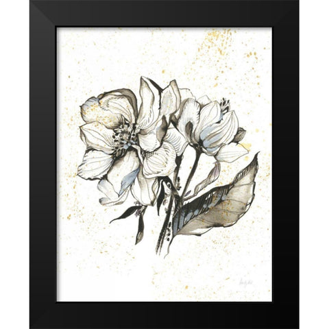 Elegance III MB Black Modern Wood Framed Art Print by Rice, Kristy