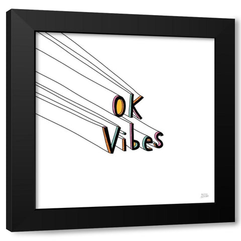Cool Saying I Black Modern Wood Framed Art Print with Double Matting by Averinos, Melissa