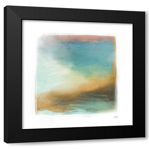Soft Abstract II Black Modern Wood Framed Art Print with Double Matting by Averinos, Melissa
