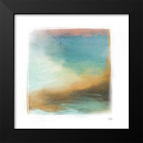 Soft Abstract II Black Modern Wood Framed Art Print by Averinos, Melissa