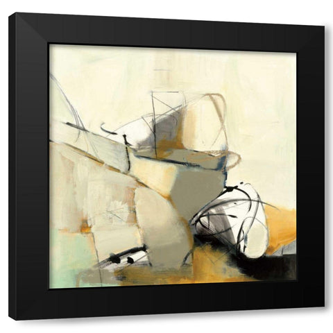 Study No. 127 Black Modern Wood Framed Art Print by Anderson, CJ