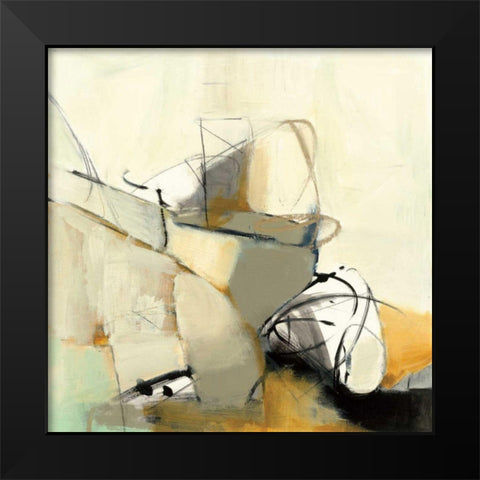 Study No. 127 Black Modern Wood Framed Art Print by Anderson, CJ
