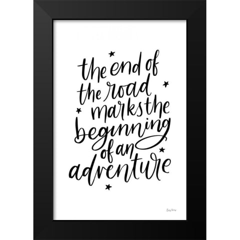 Graduation III Black Modern Wood Framed Art Print by Thorns, Becky