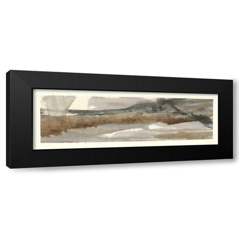 Brushscape I Black Modern Wood Framed Art Print by Paschke, Chris