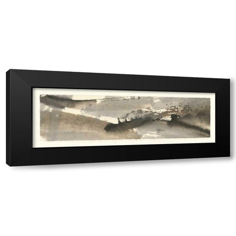 Brushscape II Black Modern Wood Framed Art Print with Double Matting by Paschke, Chris