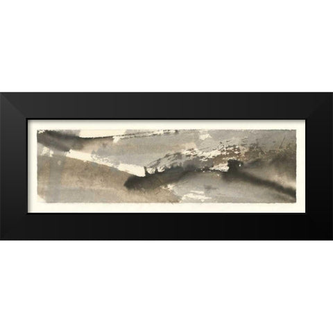 Brushscape II Black Modern Wood Framed Art Print by Paschke, Chris