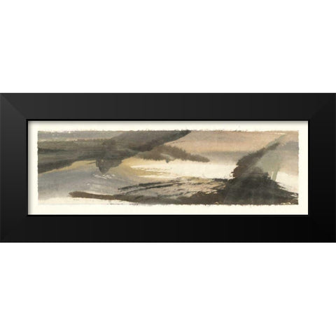 Brushscape III Black Modern Wood Framed Art Print by Paschke, Chris