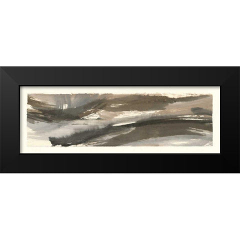 Brushscape IV Black Modern Wood Framed Art Print by Paschke, Chris
