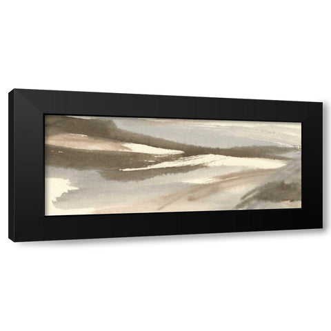 Sand and Stone Black Modern Wood Framed Art Print by Paschke, Chris