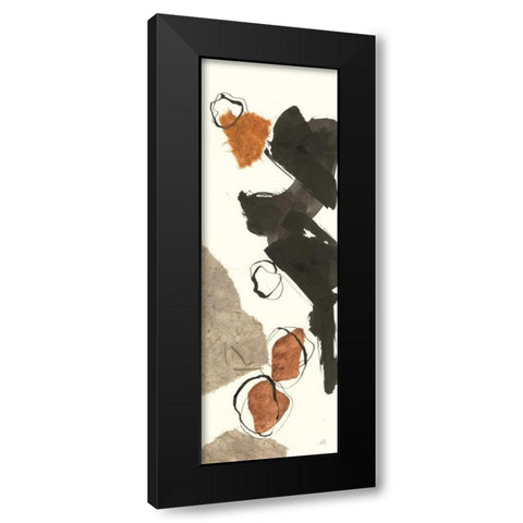 Copper Linked I Black Modern Wood Framed Art Print by Paschke, Chris